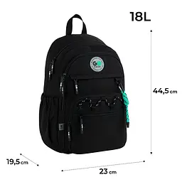 Рюкзак GoPack Teens 121L-4 Чорний (GO26-121L-4) - мініатюра 2