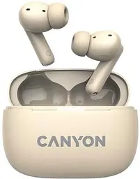 Навушники Canyon TWS-10 OnGo ANC ENC бежеві (CNS-TWS10BG)