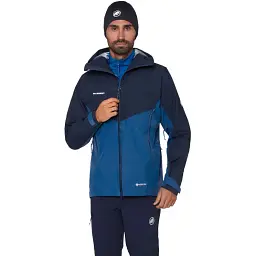 Куртка Mammut Crater IV HS Hooded Jacket M M tschiel-marine - мініатюра 7