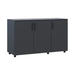 Комод Doros Торн Антрацит 3 ДСП 135х51.6х80 (41510173) - мініатюра 4