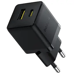 МЗП Baseus Palm Fast Charger 30W (1USB-A/1C) (P1011160A) Cluster Black - мініатюра 3