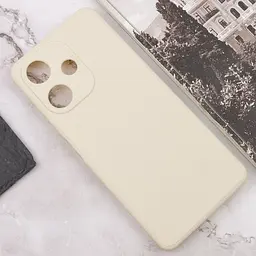 Силіконовий чохол Candy Full Camera для Infinix Hot 30 Play Бежевий / Antique White - мініатюра 2