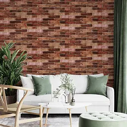 Самоклеюча 3D панель Sticker Wall під коричневу цеглу катеринослав 3080х700х3мм SW-00001768 - мініатюра 7