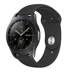 Універсальний ремінець Silicone Band для Samsung Watch 22mm Black [36038] - мініатюра 2