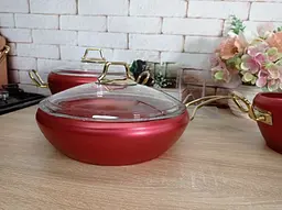 Набір посуду O.M.S.Collection 3058G Red 7 предметів - мініатюра 3