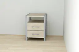 Тумба універсальна Ferrum-decor Вів'єн 2/2 50x41x40 сірий ДСП Дуб Сонома 16мм (FRD-104168)
