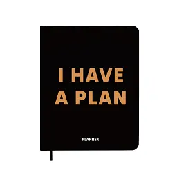 Планер Orner "I HAVE A PLAN" черный