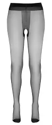 Колготки Cottelli Legwear, M (чорний) - мініатюра 2