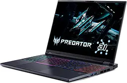 Ноутбук Acer 16 Predator Helios Neo 16 PHN16-73 WQXGA IPS/U9-275HX/32GB/1TB/RTX 5060 8GB/Linux/Black (NH.QVUEU.00B) - мініатюра 2