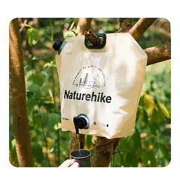 Відро складне Naturehike CNK2450CF027 для води 10 л, жовте (6927595798355) - мініатюра 8
