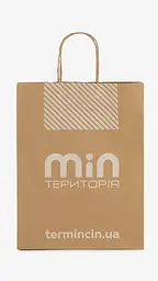 Пакет паперовий Маленький Різнокольоровий shop (2000999140051) - мініатюра 2
