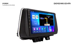 Штатна автомагнітола EasyGo M9-3-32-HTN Hyundai Tucson 2018-2020 - мініатюра 3