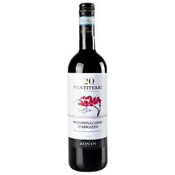 Вино Zonin Montepulciano d'Abruzzo DOC, червоне, сухе, 13%, 0,75 л