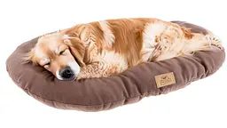 Подушка для собак та котів Ferplast Relax Microfleece 100/12 бежево-коричнева 100x63 см 83310021 - мініатюра 4