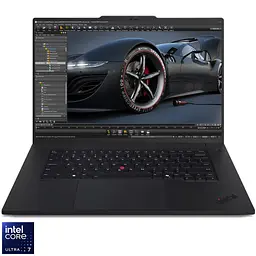 Ноутбук Lenovo ThinkPad P1 G7 Intel Core Ultra 7 165H vPro до 3, 80 ГГц, 16, WUXGA, 32 ГБ, 1 ТБ SSD PCIe Gen4, NVIDIA GeForce RTX 4060 8 ГБ, Windows 11 Pro, чорний