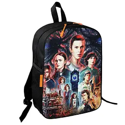 Рюкзак шкільний дитячий Дуже дивні справи / Stranger Things 36х27 см підлітковий для хлопчика, дівчинки (4070)