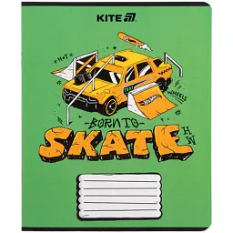 Зошит Kite Hot Wheels, 18 аркушів, клітинка (HW25-236) - мініатюра 4