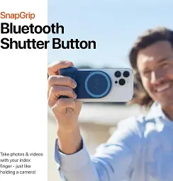 ShiftCam SnapGrip тримач камери для мобільного телефона з бездротовою кнопкою спуску затвора магнітне - мініатюра 6
