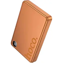 Зовнішній акумулятор Hoco Q34 Clever MagSafe 10000mAh 20W Orange (6942007677455) [174711]