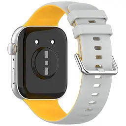 Ремінець ArmorStandart для Huawei Watch Fit 3 / 4 / 4 Pro Grey Yellow (ARM89073) - мініатюра 2