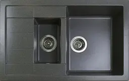 Кухонна мийка Adamant ANILA PLUS сіра 775x495x200 мм, з крилом 77,5 см