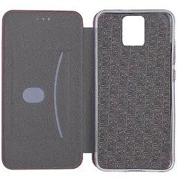 Шкіряний чохол-книжка Classy для Xiaomi Redmi Note 9s / Note 9 Pro / Note 9 Pro Max Бордовий - мініатюра 5