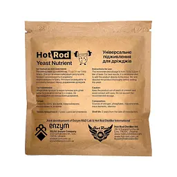 Універсальне підживлення для дріжджів Hot Rod Distiller Yeast Nutrient на 10 л 100 г (D2051) - мініатюра 2