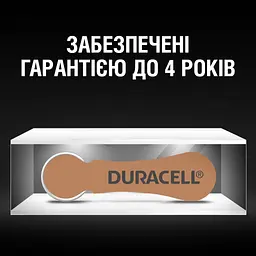 Батарейка Duracell для слухових апаратів розмір 312, 6 шт. в упаковці (5007516/5011449) - мініатюра 8