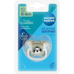 Пустушка силіконова кругла Canpol babies Exotic Animals 6-18 місяців в асортименті (34/934_ua) - мініатюра 4