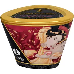 Масажна свічка Shunga Massage Candle полуниця, 170 мл - мініатюра 3