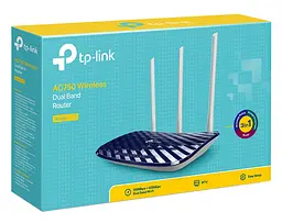 Маршрутизатор TP-Link C20_v5,0, AC750 Wireless Dual Band Router, 4x10/100MLan,1x10/100Wan - мініатюра 4