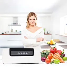 Вакууматор BioloMix Vacuum Sealer W300 для професійної якості та свіжості продуктів (Білий) - мініатюра 3