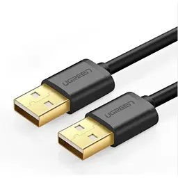 Кабель Ugreen US102 USB 2.0 A Male to A Male 1 м чорний (10309)