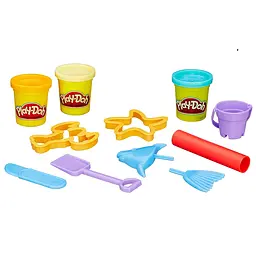 Набір пластиліну Hasbro Play-Doh, Відерце, Пляж (23242) - мініатюра 2