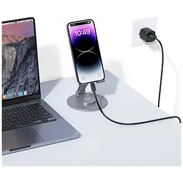 Кабель Usams US-SJ689 USB-A to Lightning 2.4A 1м Black SJ689USB01 (6958444909240) - мініатюра 6