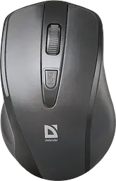 Мишка Defender Datum MM-265, бездротова, 3 кн. 1600 dpi, чорна - мініатюра 3