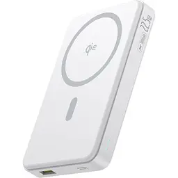 Зовнішній акумулятор Baseus Airpow II Qi2 10000mAh 22.5W White (P10080000213-00) [134988]