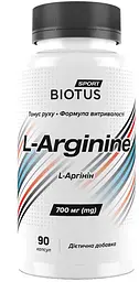 L-аргінін Biotus L-Arginine 90 капс