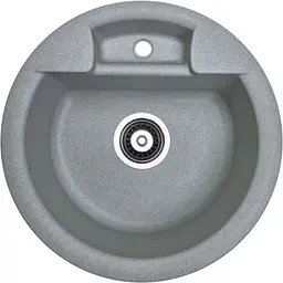 Кухонна мийка Adamant FINE сіра d 470x190 мм, без крила d 47