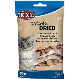 Ласощі для котів Trixie, натуральна сушена рибка, 50 г