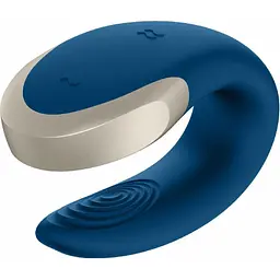 Смарт-вібратор для пар Satisfyer Double Love Luxury Partner Vibrator Blue (SO4929) [104614] - мініатюра 2