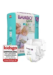 Еко Підгузки Bambo Nature 6 (16+ кг), 20 шт. Bambo Nature (19256)