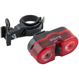 Ліхтарик на велосипед задній Grey's 2хLEDs 1W(GR11160) - мініатюра 2