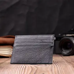 Стильний кард-кейс із натуральної шкіри ST Leather 22447 чорний - мініатюра 8
