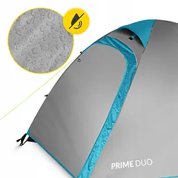 Намет туристичний Mountain Goat Prime Duo 2-місний Grey (P-5905973406550) - мініатюра 11