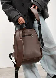 Жіночий рюкзак Sambag Talary шоколадний 35 х 25 х 12 см (35312020) - мініатюра 5