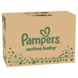 Підгузки Pampers Active Baby Maxi Розмір 4 (9-14 кг), 180 шт. (8006540032725) - мініатюра 2