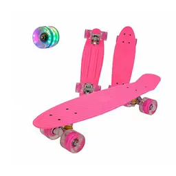 Пенні борд Penny board з підсвіткою колес Fish Skateboards