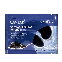 Патчі під очі живильні Sadoer Caviar Soft Nourishing одноразові, 2 шт.