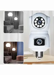 Камера відеоспостереження в патрон PTZ-Lamp (2 камери) V380 - мініатюра 3
